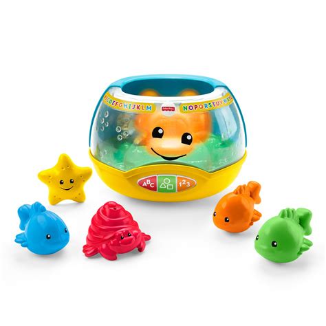 Watch as lights and music come alive with the Fisher Price Magical Lights Fishbowl
